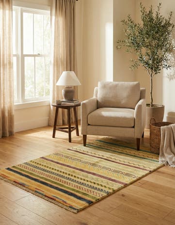 2' 7 x 4' 1 Hand Knotted Modern Ziegler Rug