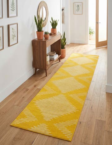 Yellow Kai Runner Rug