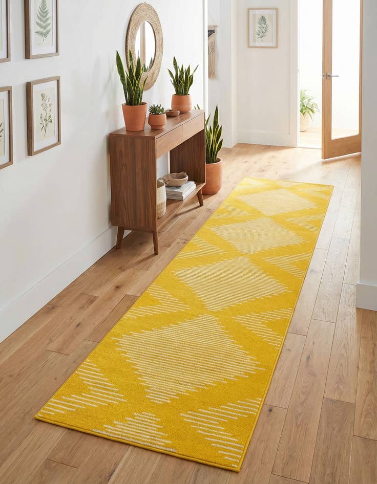 Detail image of 3' 3 x 14' Kai Runner Rug