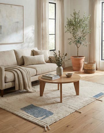5' 2 x 7' 6 Hand Knotted Moroccan Wool Rug