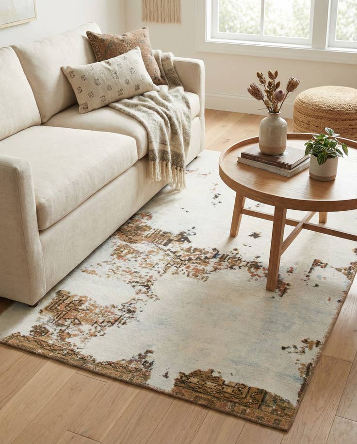 Detail image of 3' x 5' 3 Hand Knotted Ultra Vintage Persian Wool Rug