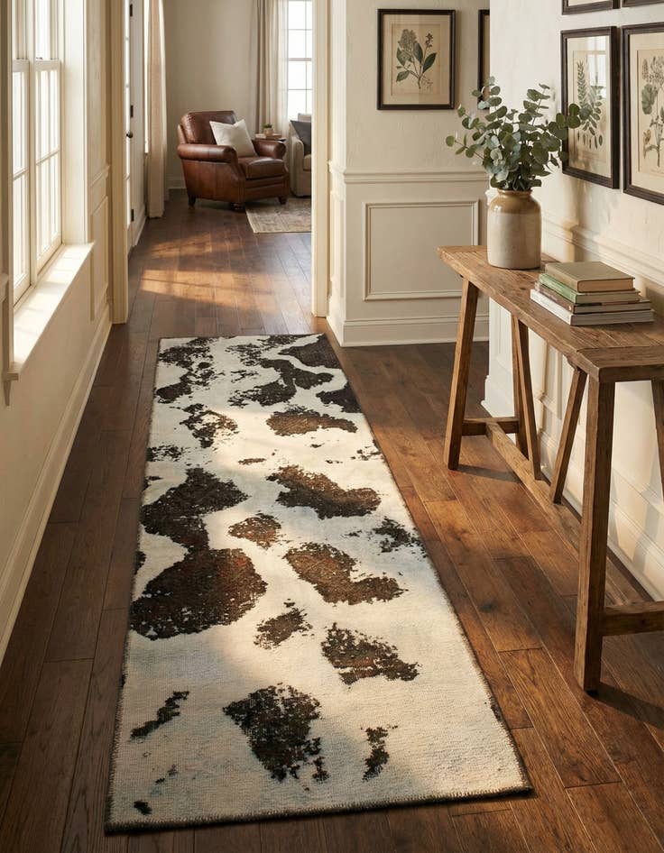 Detail image of 2' 4 x 7' 10  Hand Knotted Ultra Vintage Persian Wool Runner Rug