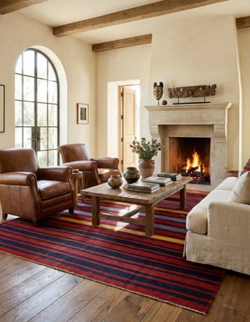 9' 5 x 9' 7 Armanibaff Kilim Wool Square Rug