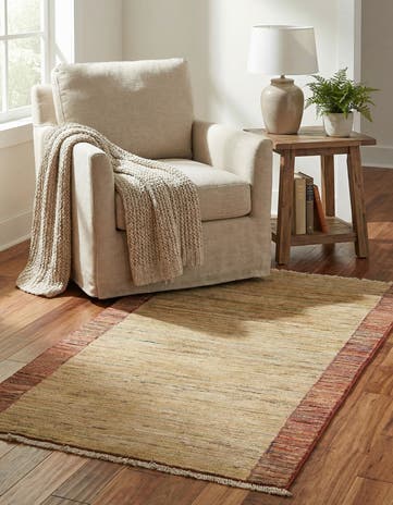2' 6 x 4' Hand Knotted Modern Ziegler Rug