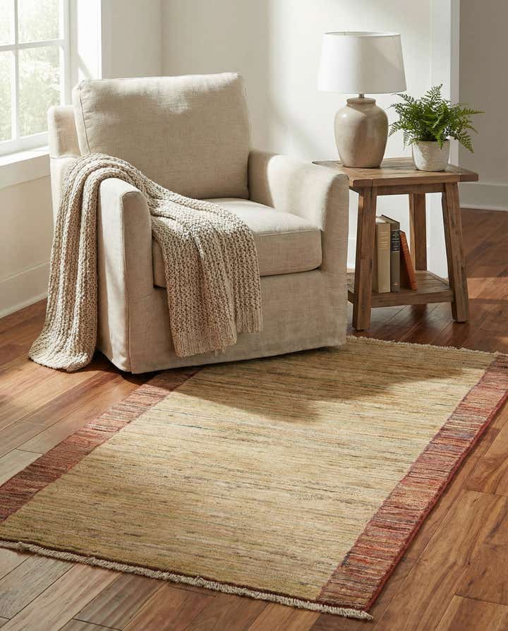 2' 6 x 4' Hand Knotted Modern Ziegler Rug