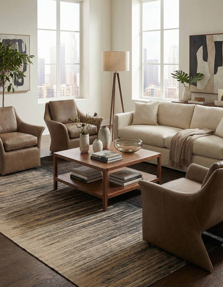 Detail image of 9' x 11' 7  Hand Knotted Kilim Modern Wool Rug