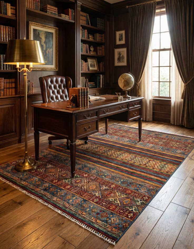 Detail image of 5' 7 x 7' 10 Ariana Ziegler Wool Rug