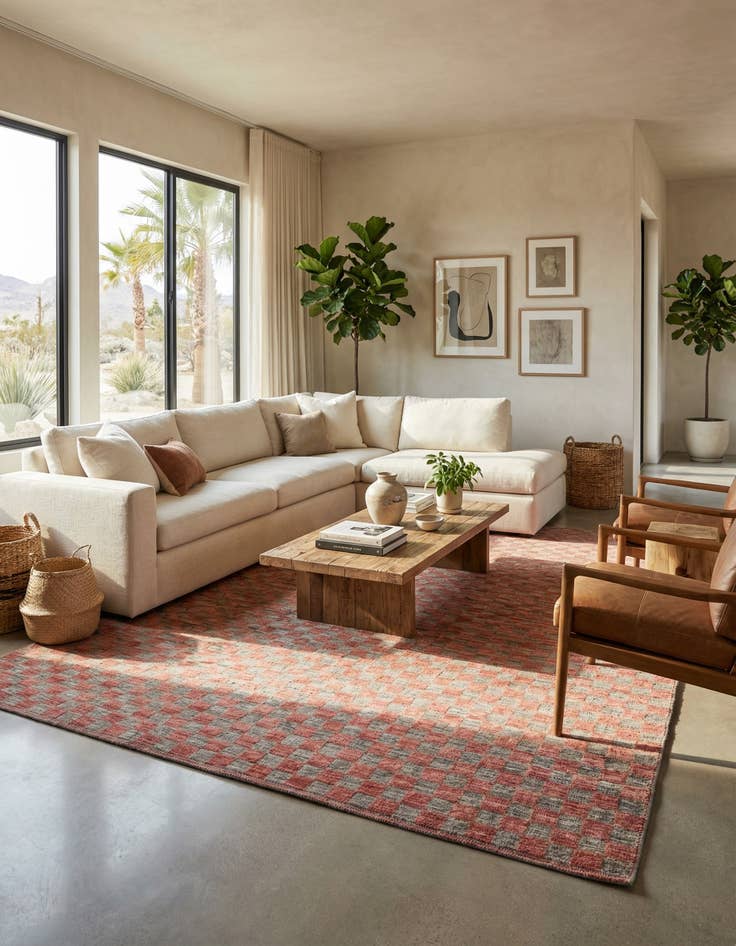 Detail image of 8' 6 x 10' 3  Hand Knotted Darya Wool Rug