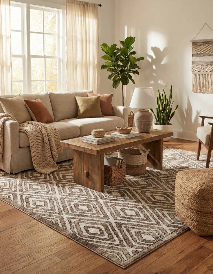 Detail image of 6' x 6' Hermitage Square Rug