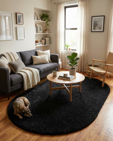  5' x 8' Everyday Shag Oval Rug