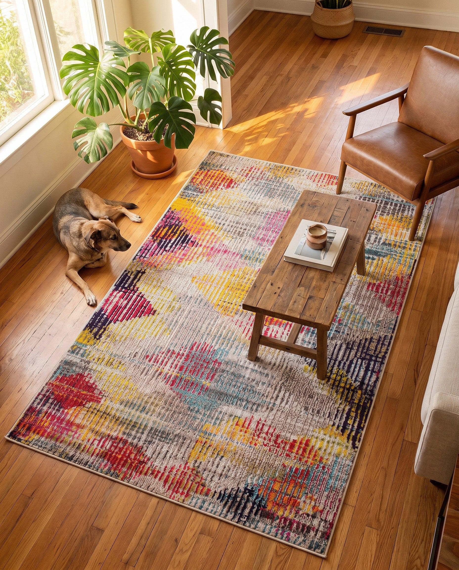 4' x 6' Washable Theia Rug