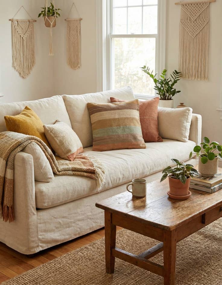 Detail image of  1' 8 x 1' 8  Hand Woven Pillow Wool Square Rug