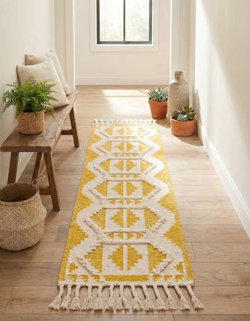 2' 2 x 8' 2 Hand Woven Arizona Wool Runner Rug