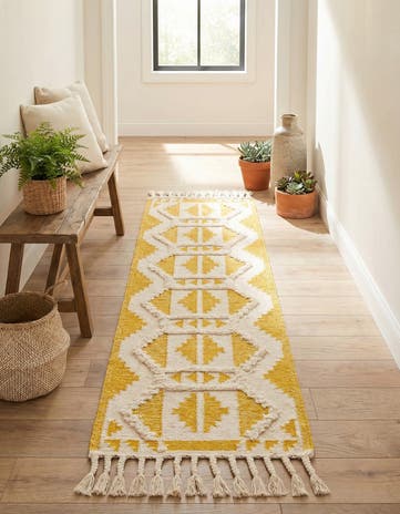 2' 2 x 8' 2 Hand Woven Arizona Wool Runner Rug