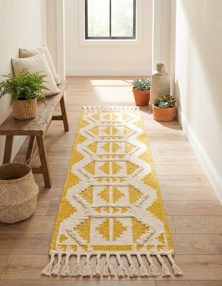 2' 2 x 8' 2 Hand Woven Arizona Wool Runner Rug