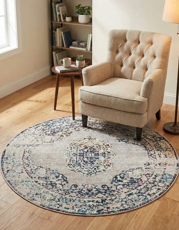 4' x 4' Amulet Round Rug