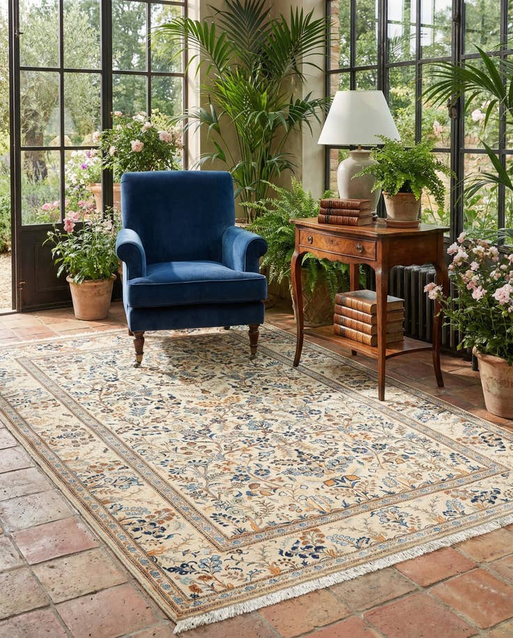 Detail image of 4' 6 x 6' 8 Tabriz Rug