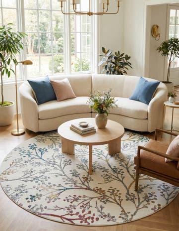 10' x 10' Blossom Round Rug