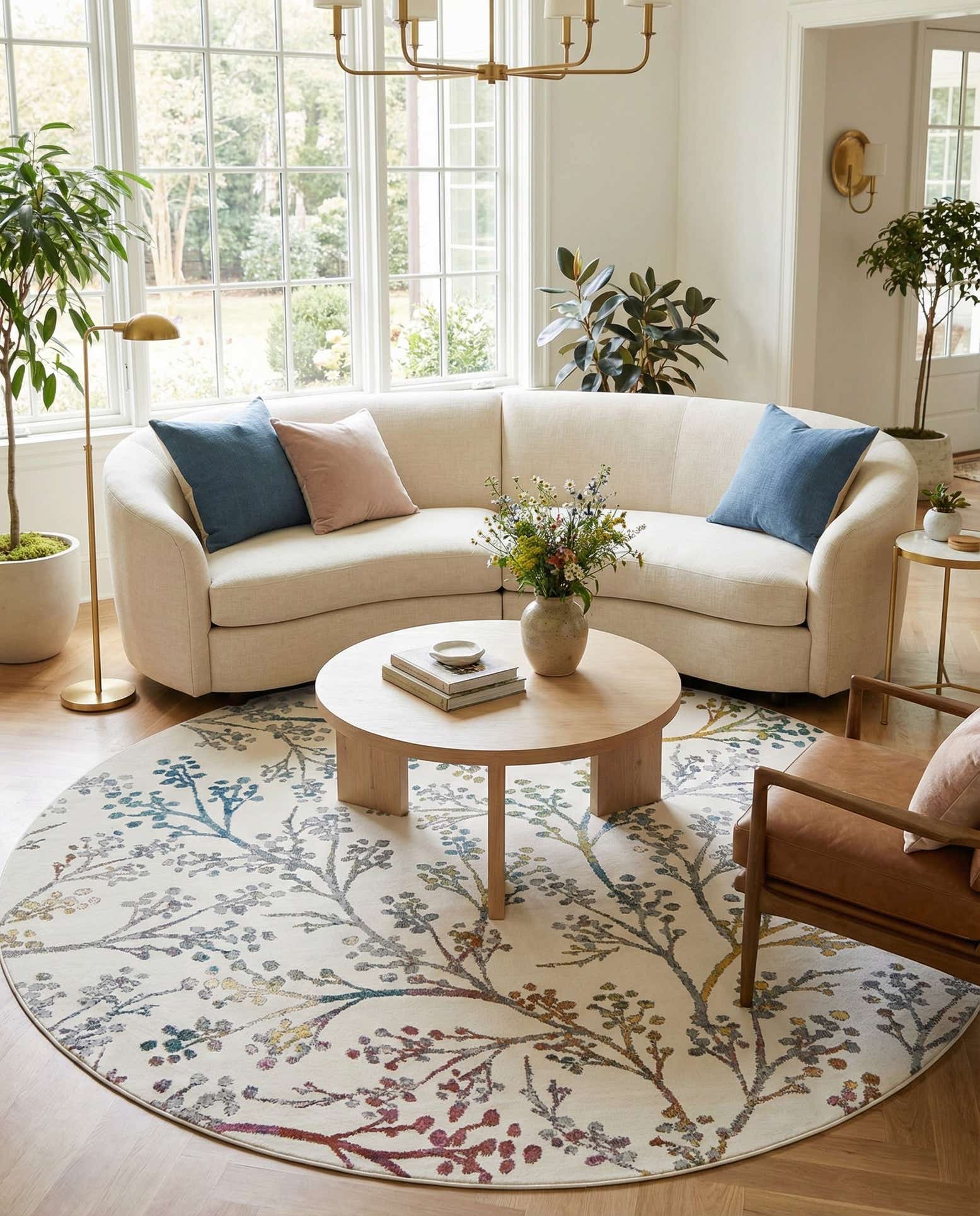 305cm x 305cm Blossom Tapis Rond