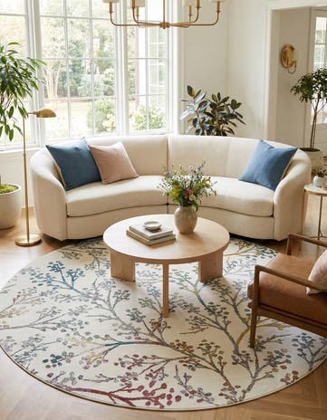 10' x 10' Blossom Round Rug