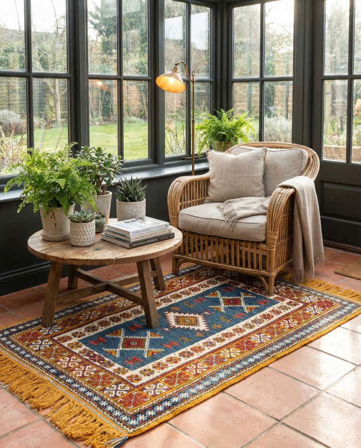 4' 10 x 7' 6 Berber Rug