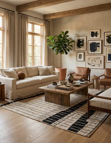 8' 3 x 9' 10 Hand Knotted Moroccan Wool Rug