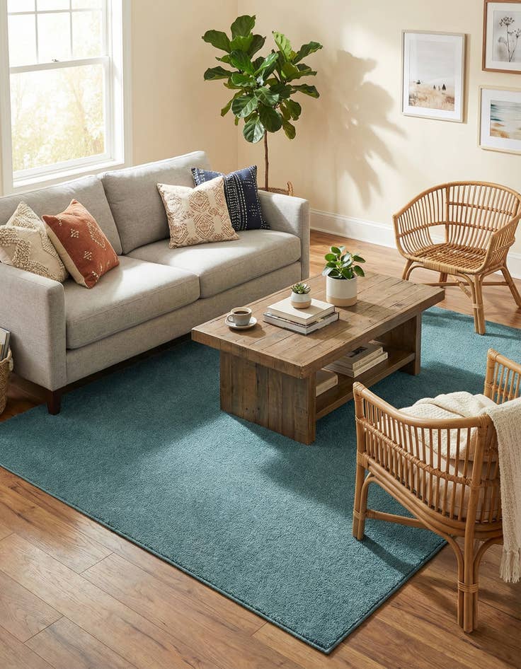 Detail image of 5' 3 x 8' Everyday Solid Rug