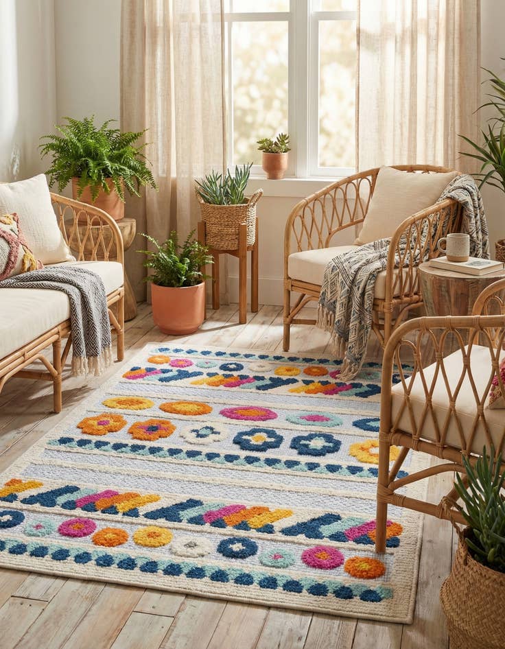 Detail image of  2' x 3'  Washable Aruba Indoor / Outdoor Rug