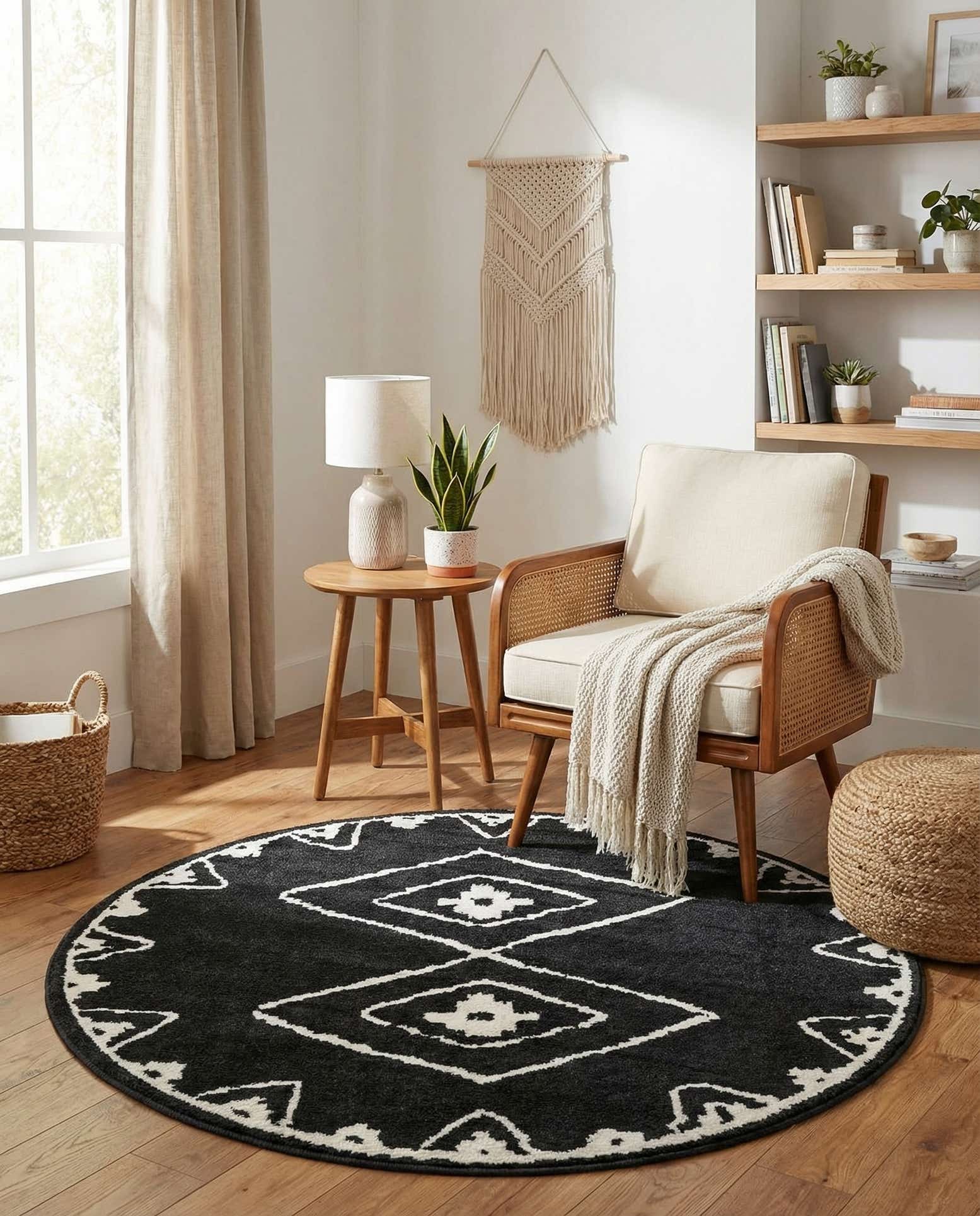 4' x 4' Oslo Round Rug