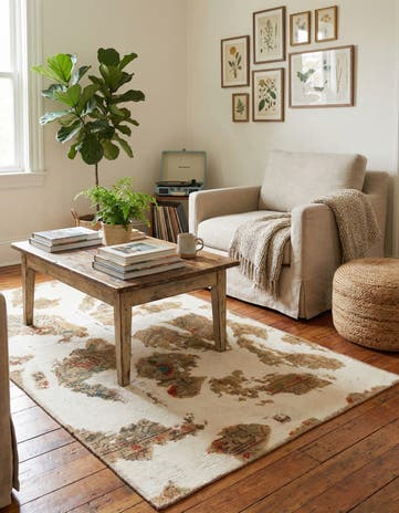 3' 3 x 5' 10 Hand Knotted Ultra Vintage Persian Wool Rug