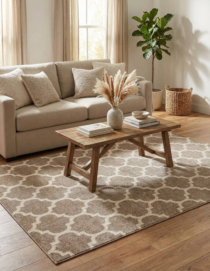 Detail image of  6' x 9' Lattice Rug