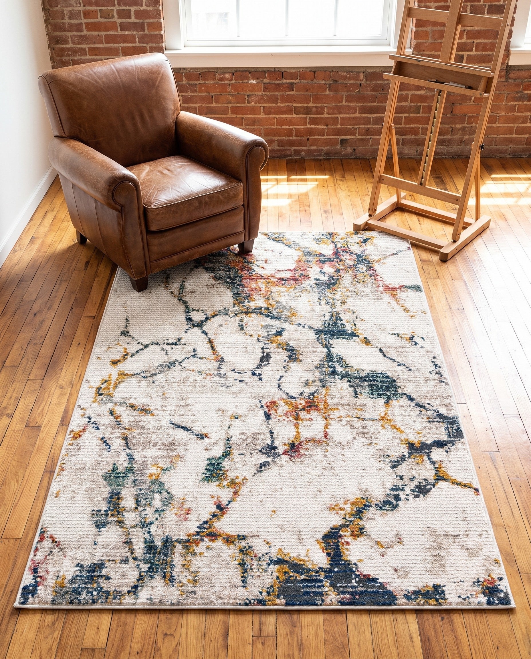 4' x 6' 3 Gemstone Rug