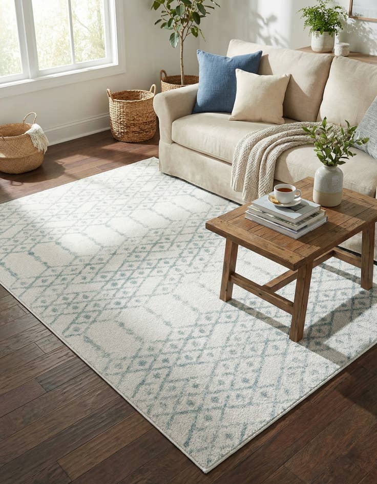 Detail image of 4' x 6' Paxon Trellis Rug