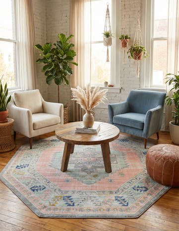 7' x 7' Whitney Octagon Rug