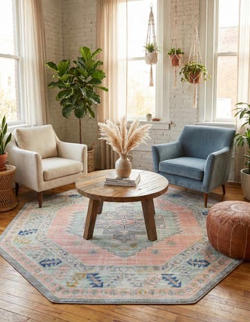 7' x 7' Whitney Octagon Rug