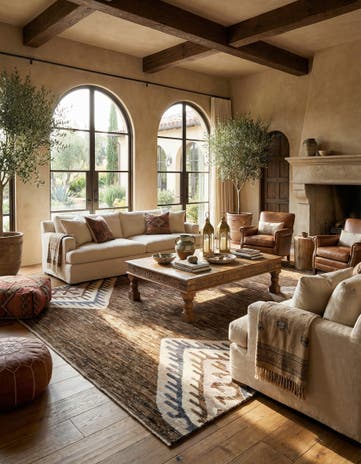 12' x 15' 4 Hand Knotted Moroccan Wool Rug