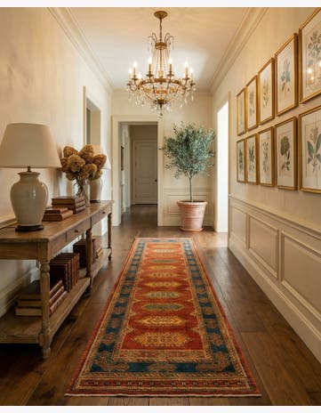 2' 10 x 12' 8 Luribaft Wool Runner Rug