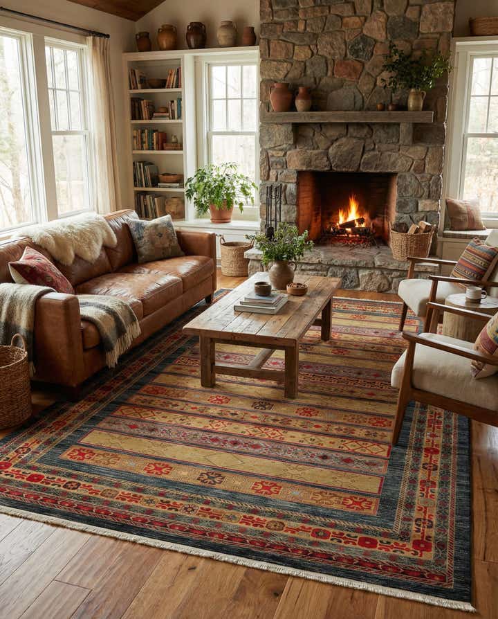 10' 8 x 16' 5 Kashkuli Gabbeh Rug