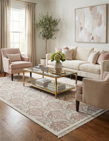 6' 8 x 9' 11 Hand Knotted Darya Wool Rug