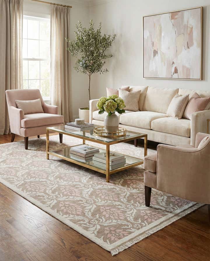 6' 8 x 9' 11 Hand Knotted Darya Wool Rug