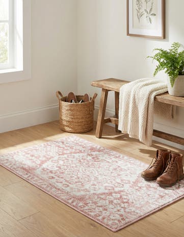 Pink Oxford Rug