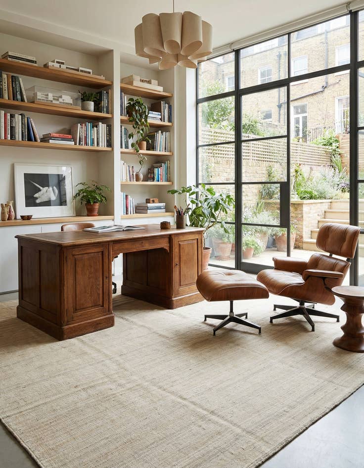 Detail image of 8' 2 x 11' 9  Hand Knotted Marok Kilim Rug