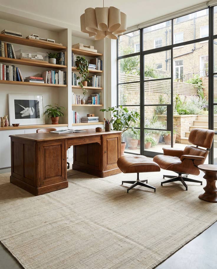 Detail image of 8' 2 x 11' 9 Hand Knotted Marok Kilim Rug