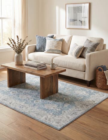 4' 1 x 6' 1 Washable Timeless Rug