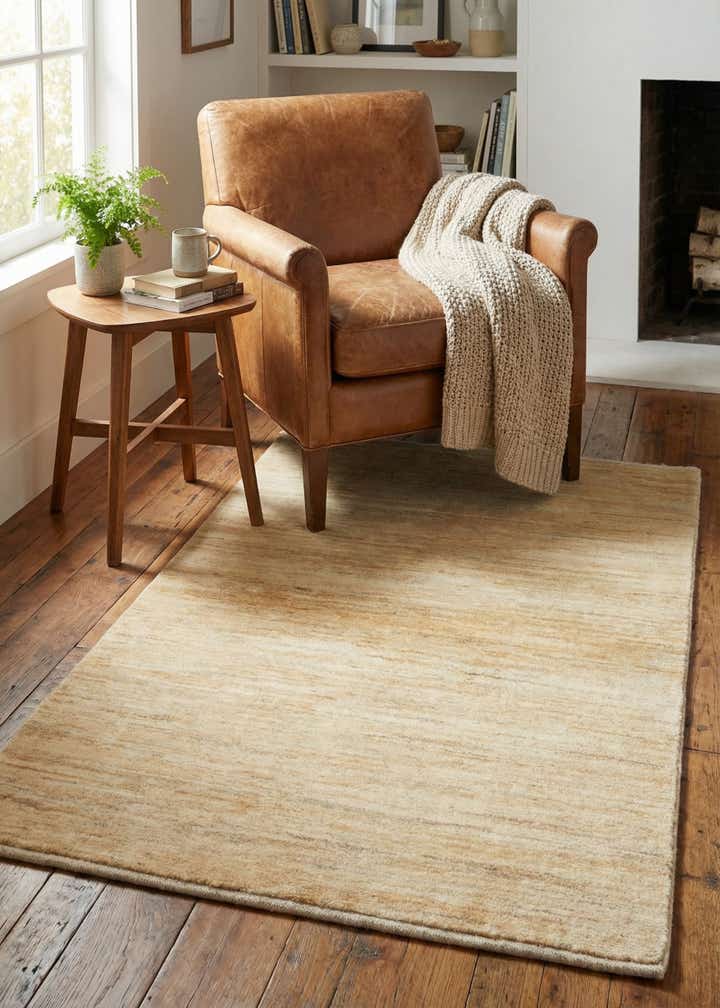 3' 4 x 4' 8 Hand Knotted Kashkuli Gabbeh Wool Rug