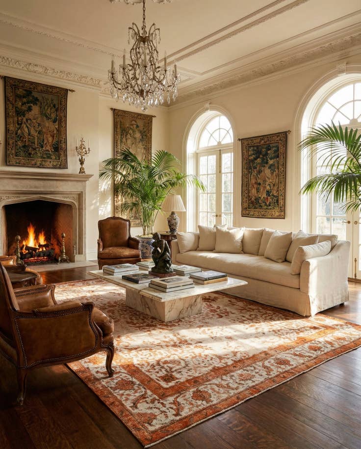 Detail image of 9' 6 x 12' 5 Hand Knotted Ultra Vintage Persian Wool Rug