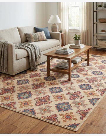 6' x 8' 8 Hand Knotted Kazak Rug
