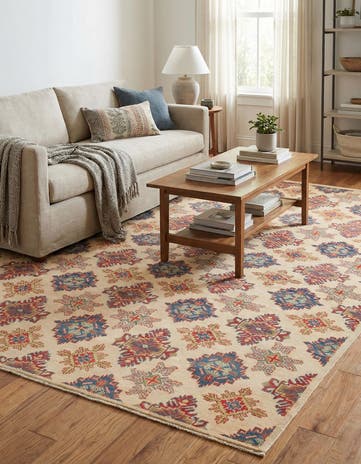 6' x 8' 8 Hand Knotted Kazak Rug