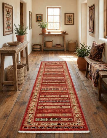 2' 7 x 10' Kashkuli Gabbeh Runner Rug