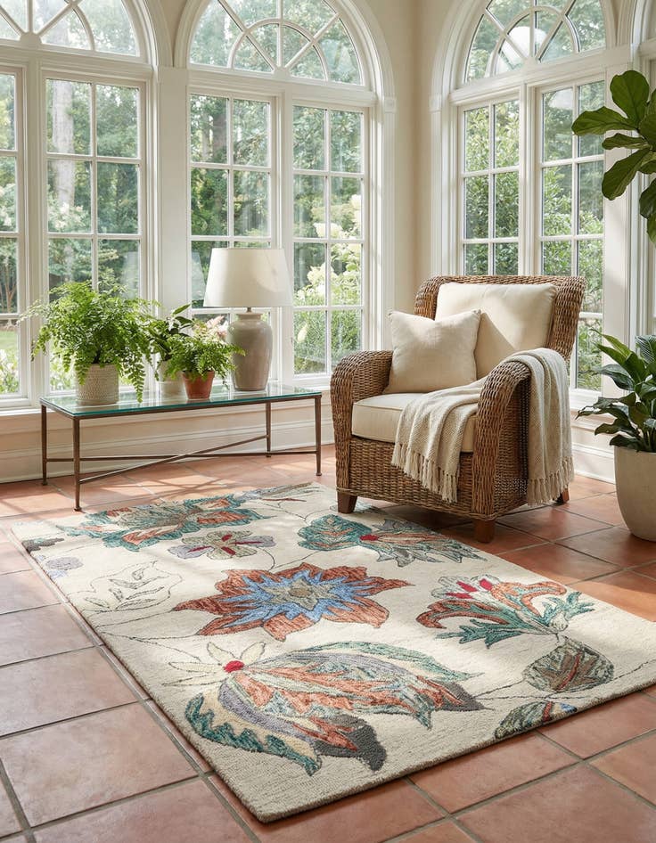 Detail image of 5' 1 x 8' Luna Rug